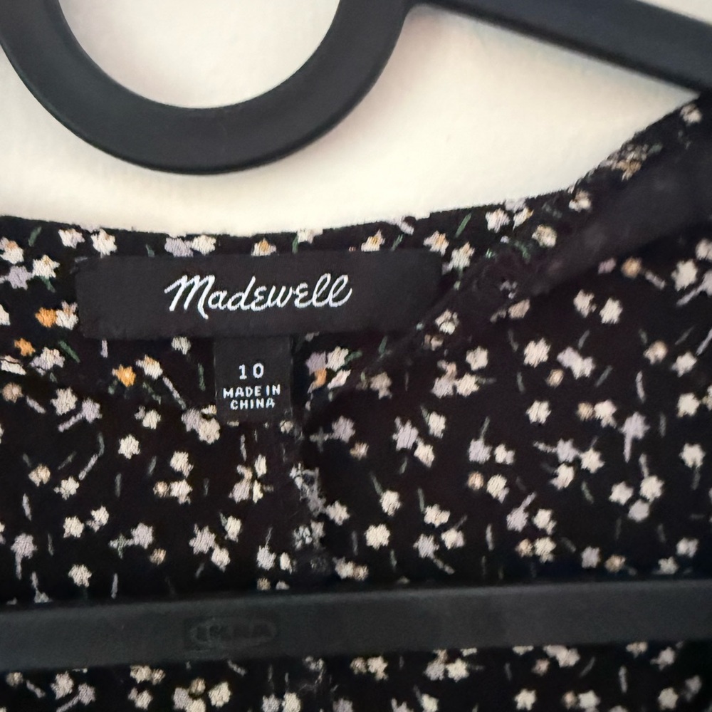 Madewell Button Wrap Floral Dress - Picture 4 of 6